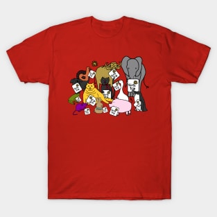 Cute Animals Go on Girls Trip T-Shirt